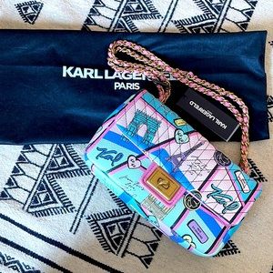Karl Lagerfeld Agyness Signature Bag